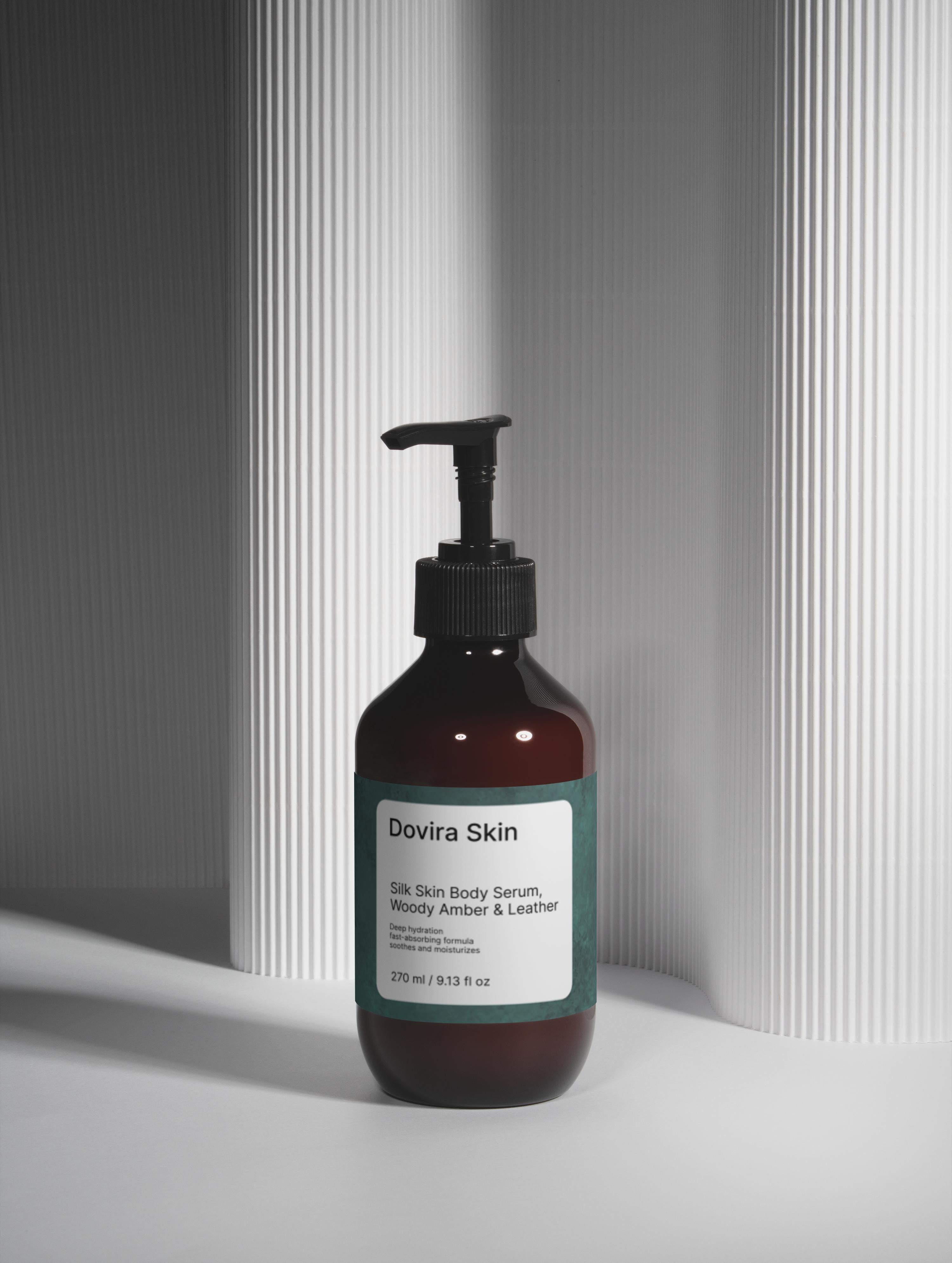 Silk Skin Body Serum, Woody Amber & Leather