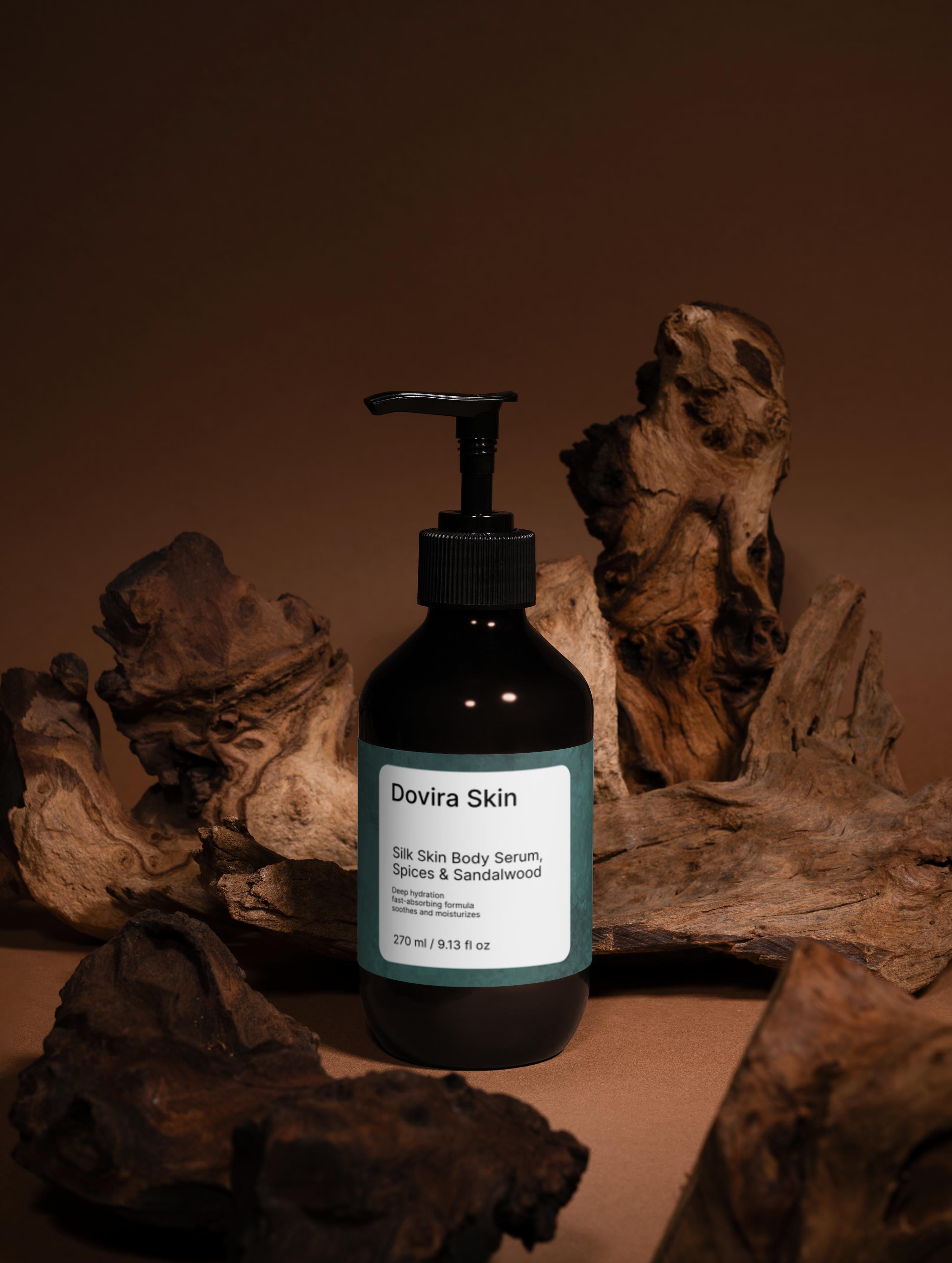 Silk Skin Body Serum, Spices & Sandalwood